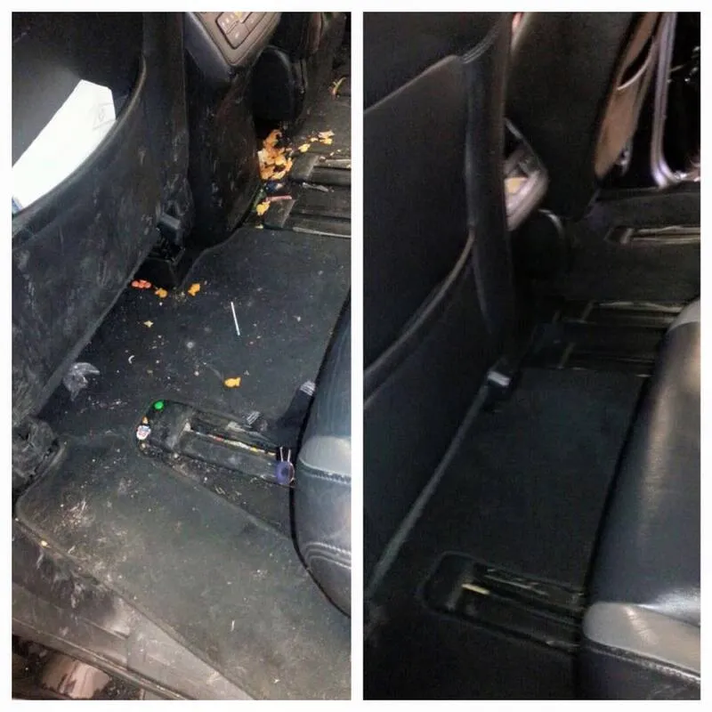 Full car interior detailing service